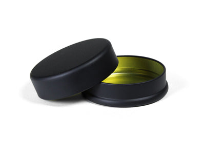 Rond luxe blikdoosje (per 6 stuks)