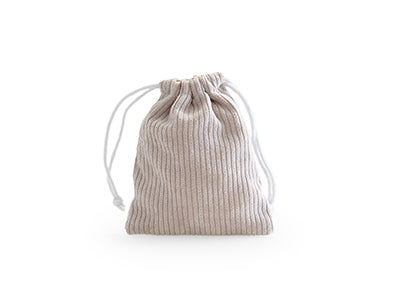 Corduroy zakje (per 6 stuks)