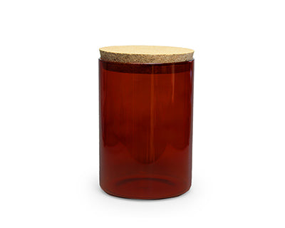 Glazen uitdeelpot (per stuk)