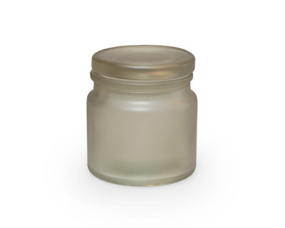 Glazen Satine potjes (per stuk)