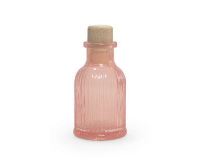 Glazen ribbelflesjes (per stuk)