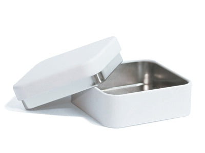 Vierkant luxe blikdoosje