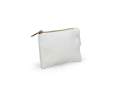 Corduroy rits zakje (per 6 stuks)