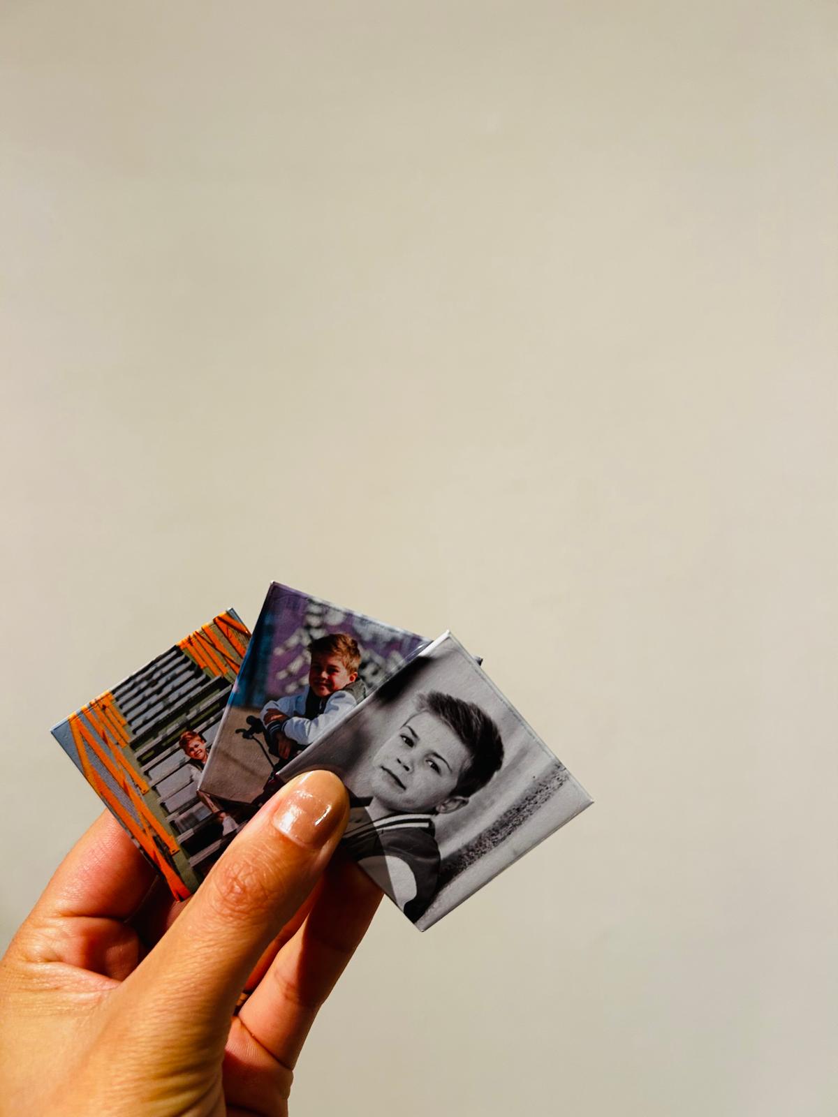 Koelkastmagneet vierkant 5cm x 5cm