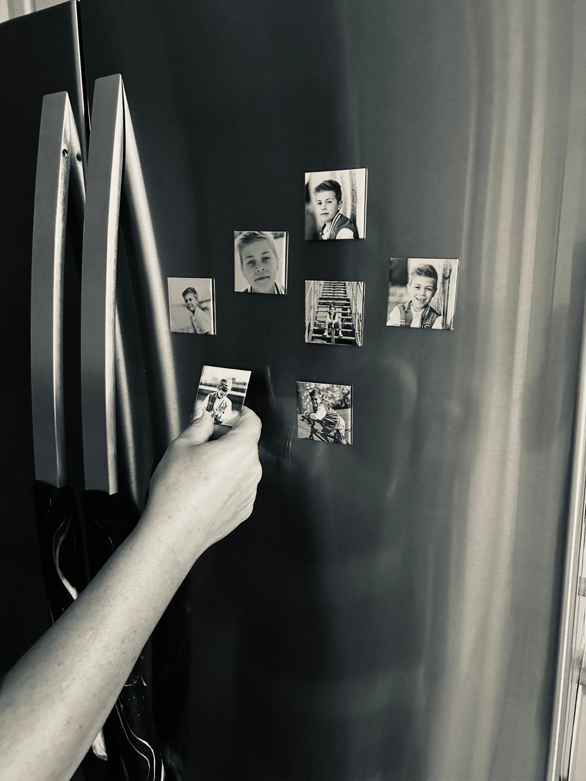 Koelkastmagneet vierkant 5cm x 5cm