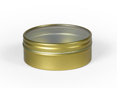 Doorzichtig luxe blikdoosje